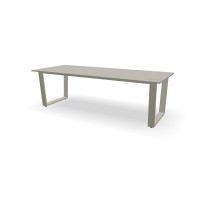 Rechthoekige Dekton Grigio tafel Savona