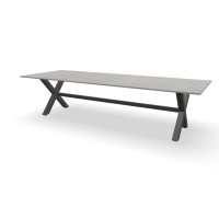 Rechthoekige Dekton Kreta tafel Kruispoot
