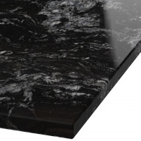 Blad 30mm dik Black Beauty graniet (gepolijst)