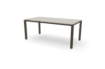 Rechthoekige Dekton Marmorio tafel Zwevend 60 mm