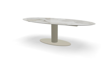 Ovale Dekton Khalo tafel Terra